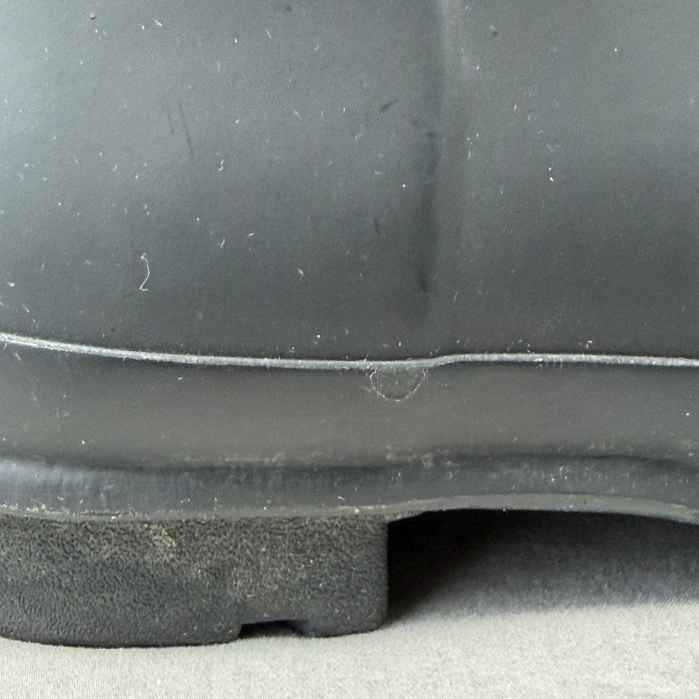 Hunter Original Short Rain Boots Womens US 8 EU 39 Black Matte Waterproof Rubber - Picture 8 of 16